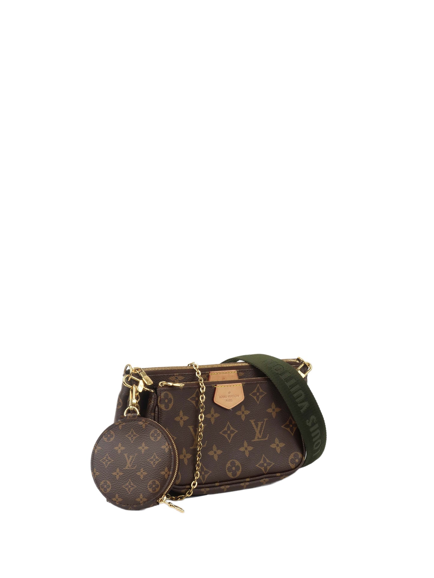 Louis Vuitton Khaki Multi Pochette Accessorises