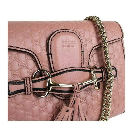 Gucci Monogram Chain Leather Crossbody