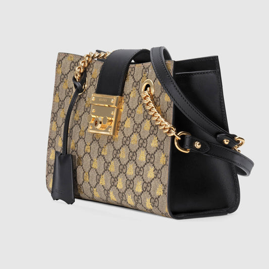 Gucci Monogram Chain Leather Crossbody