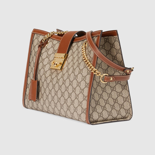 Gucci Monogram Chain Leather Crossbody