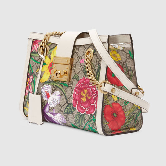 Gucci Monogram Chain Leather Crossbody