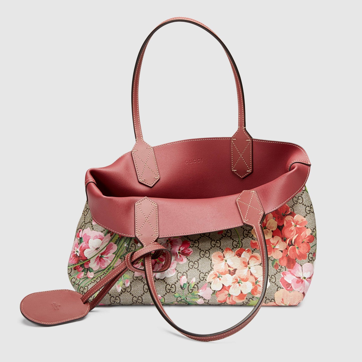 Gucci Monogram Leather Tote