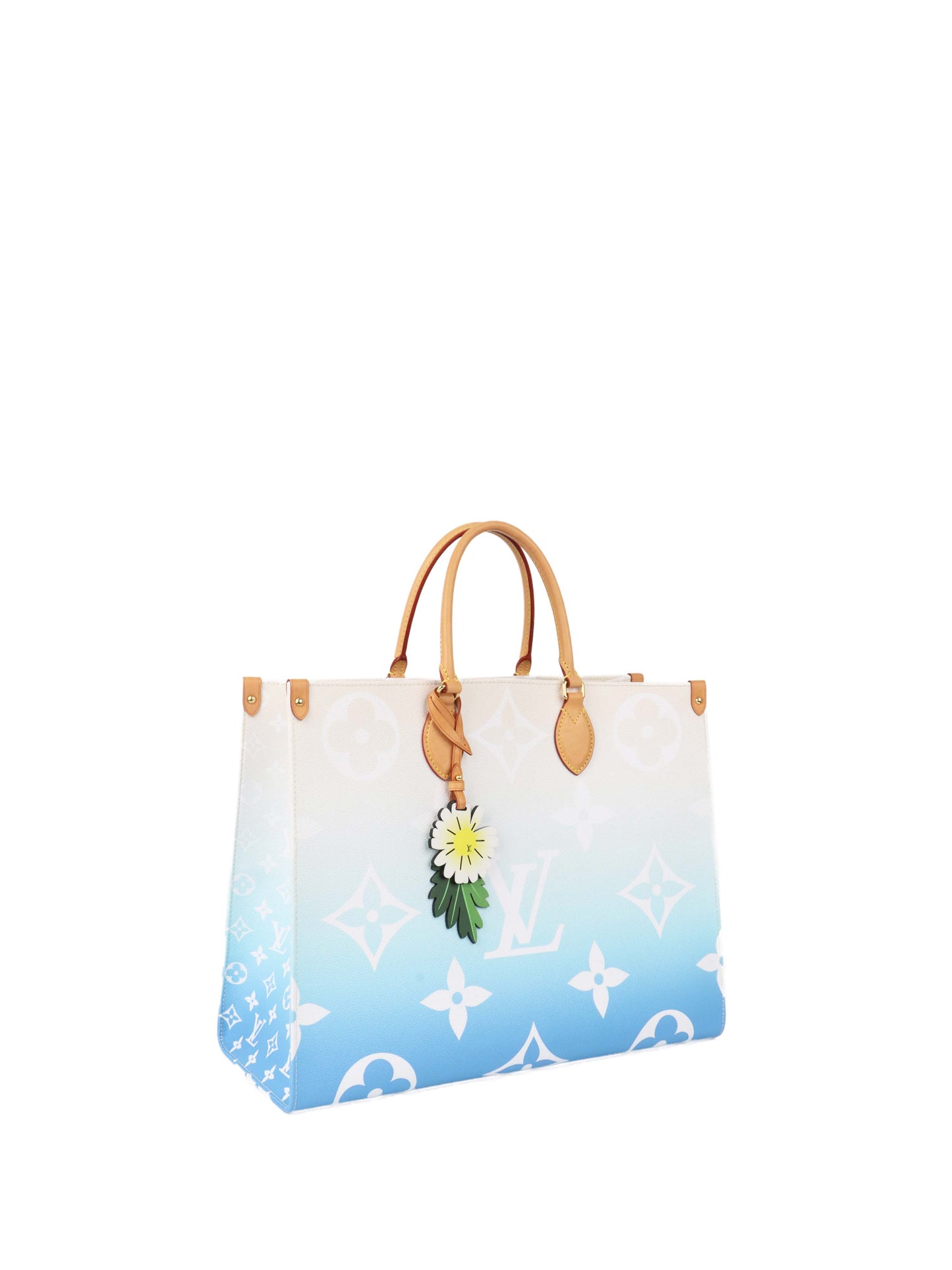 Louis Vuitton Beige Blue Ombre OnTheGo GM Pool
