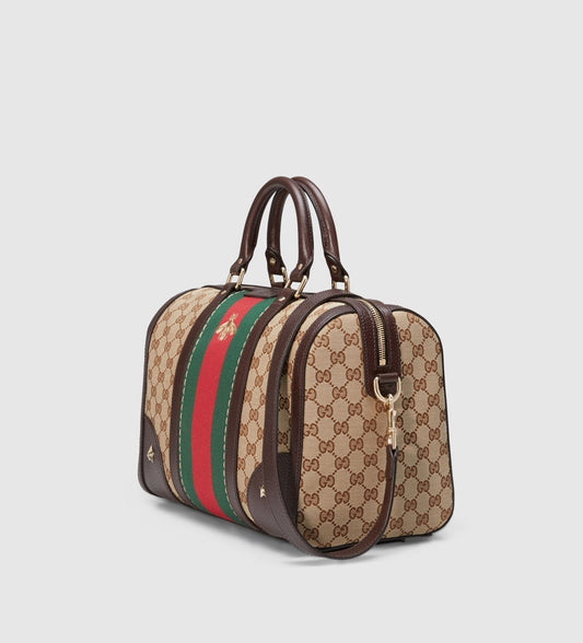 Gucci Monogram Nylon Leather Canvas Crossbody