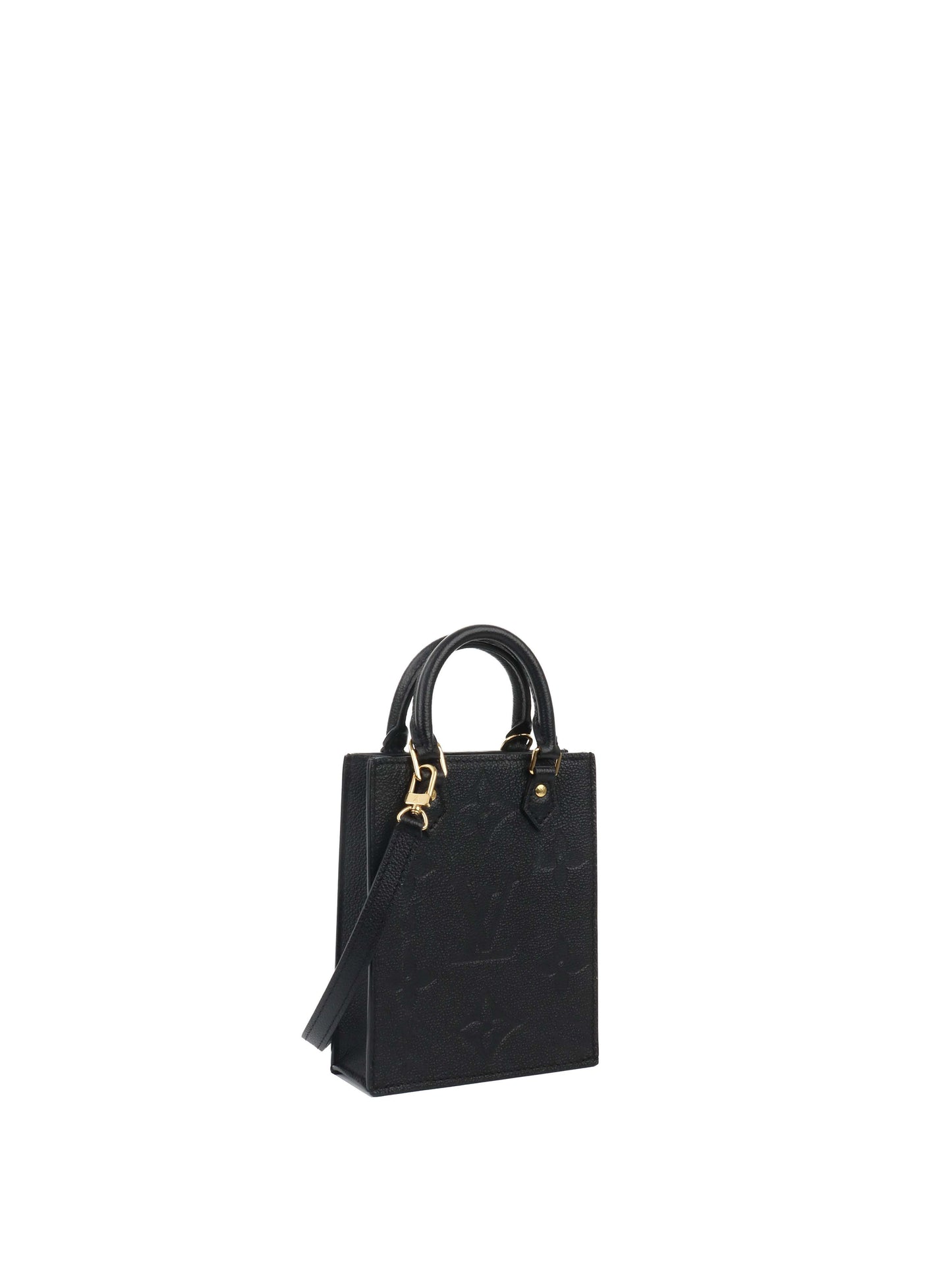 Louis Vuitton Black Mini Sac Plat
