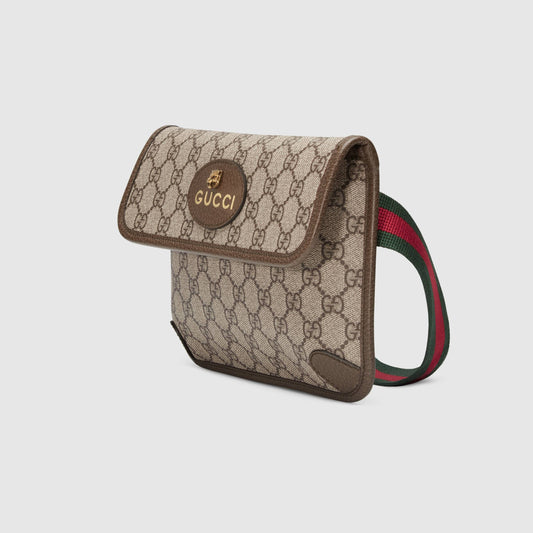 Gucci Monogram Nylon Leather Canvas Crossbody
