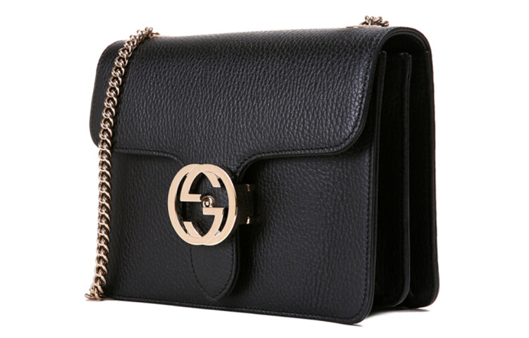 Gucci Chain Leather Shoulder Bag