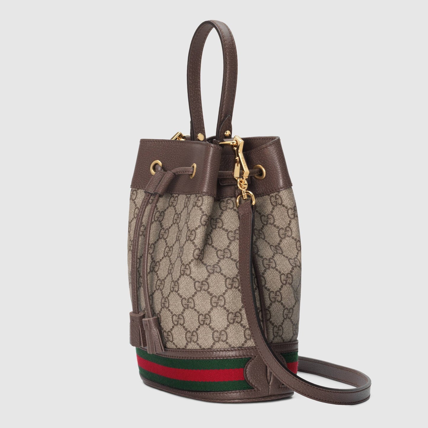 Gucci Monogram Leather Canvas Crossbody