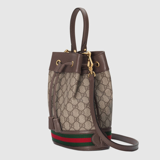 Gucci Monogram Leather Canvas Crossbody