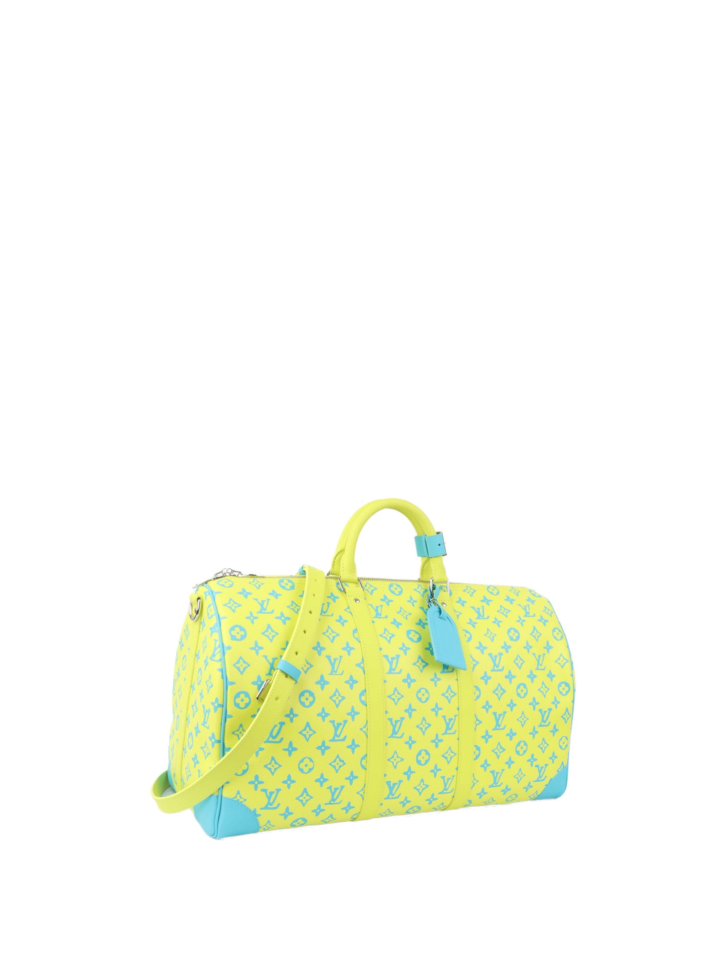 Louis Vuitton Limited Edition Monogram Neon Color Keepall 50