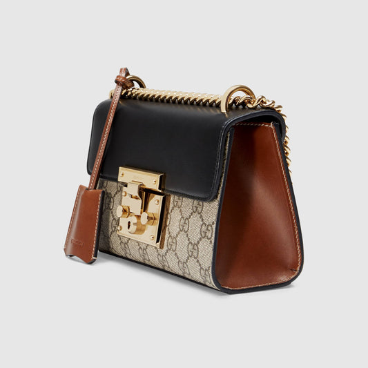 Gucci Monogram Chain Leather Crossbody