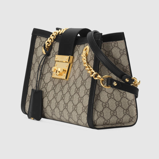 Gucci Monogram Chain Leather Crossbody