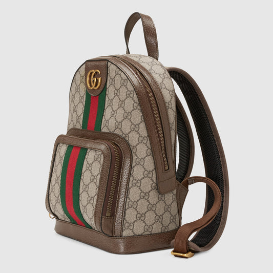 Gucci Monogram Leather Canvas Crossbody