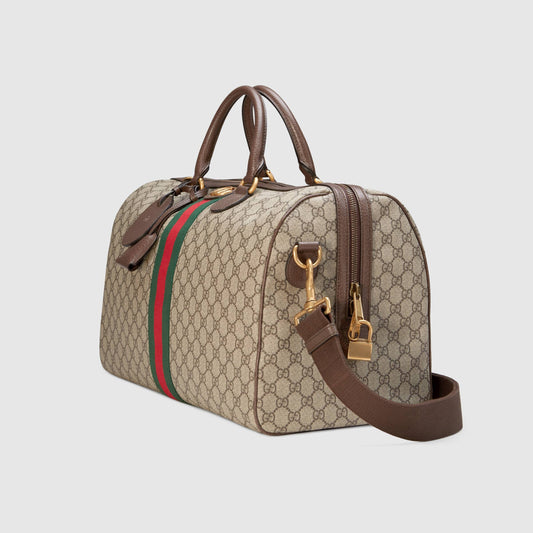 Gucci Monogram Nylon Leather Canvas Crossbody