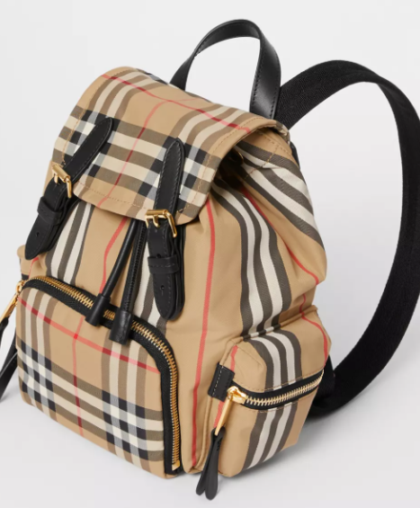 Burberry The Small Rucksack in Checkers