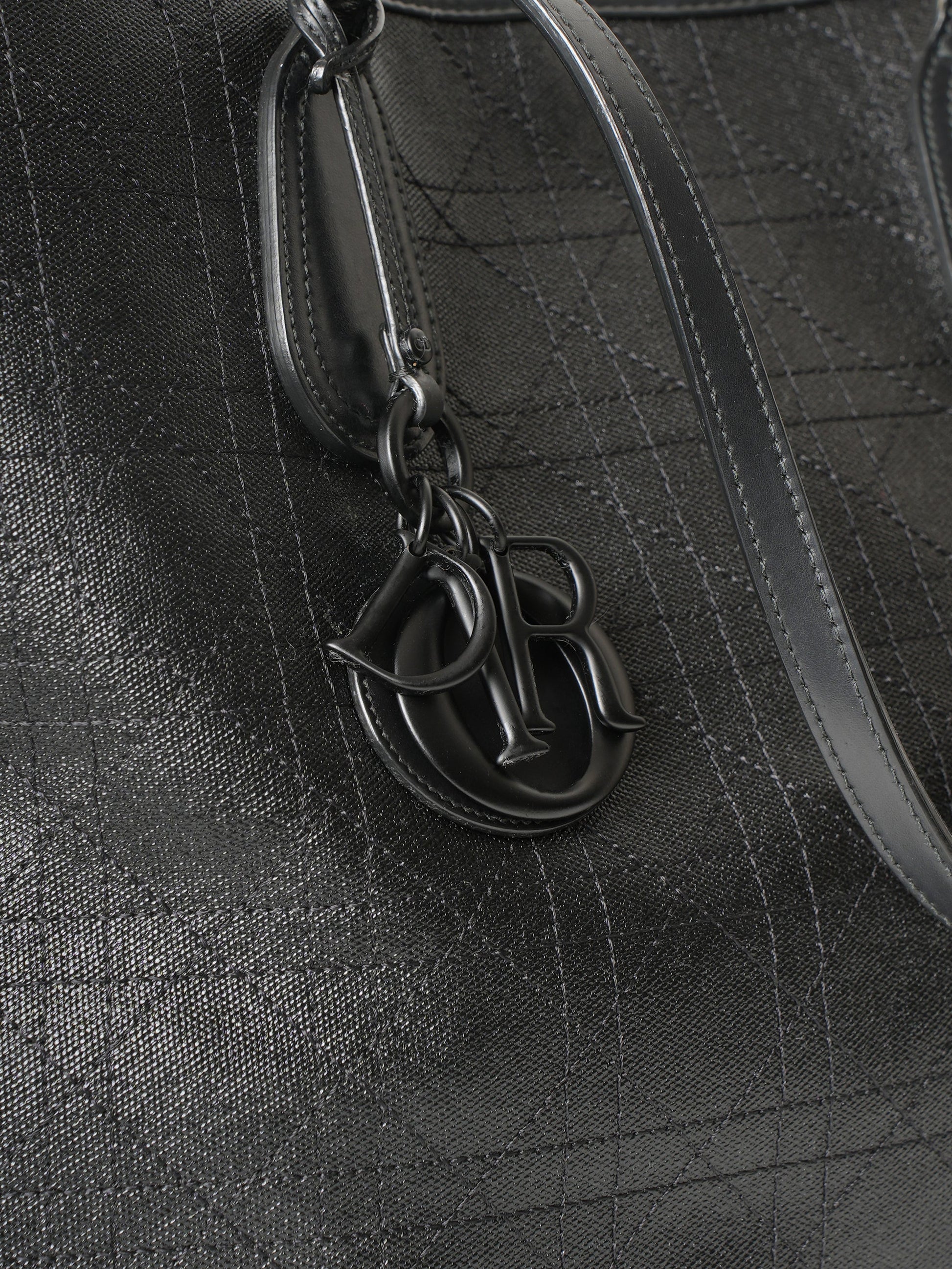 Christian Dior Cannage Quilted Panarea Tote Bag