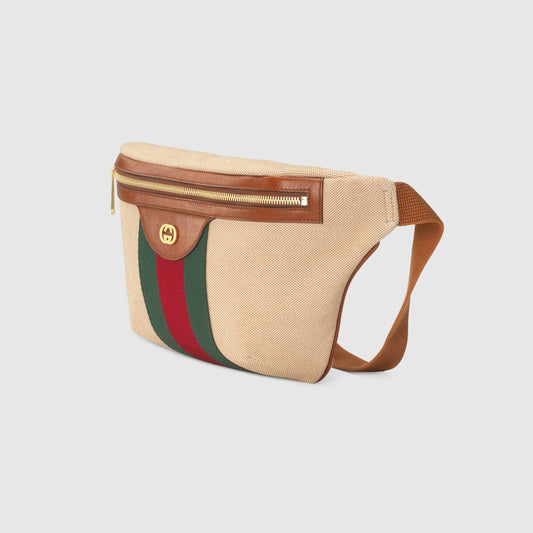 Gucci Monogram Nylon Leather Canvas Crossbody