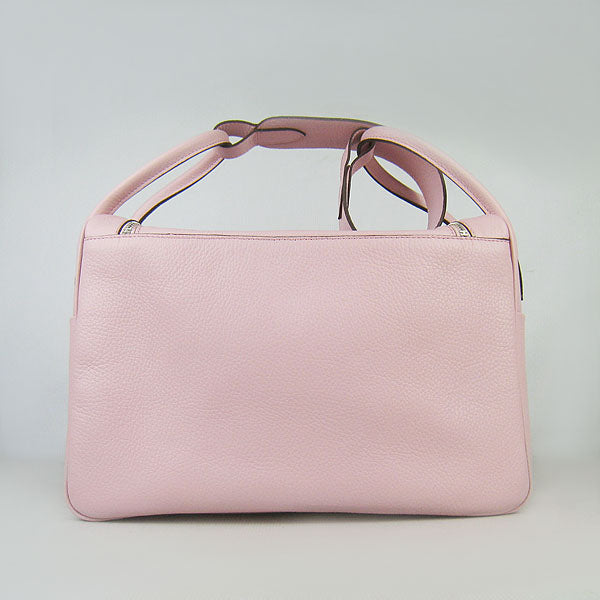 Luxury Hermes Lindy 34cm handbag 6208 pink