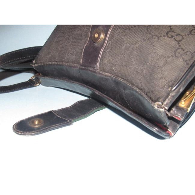 Gucci Leather Canvas Crossbody