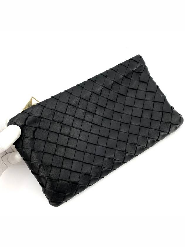 Luxury Bottega Veneta Intrecciato mini pouch bag