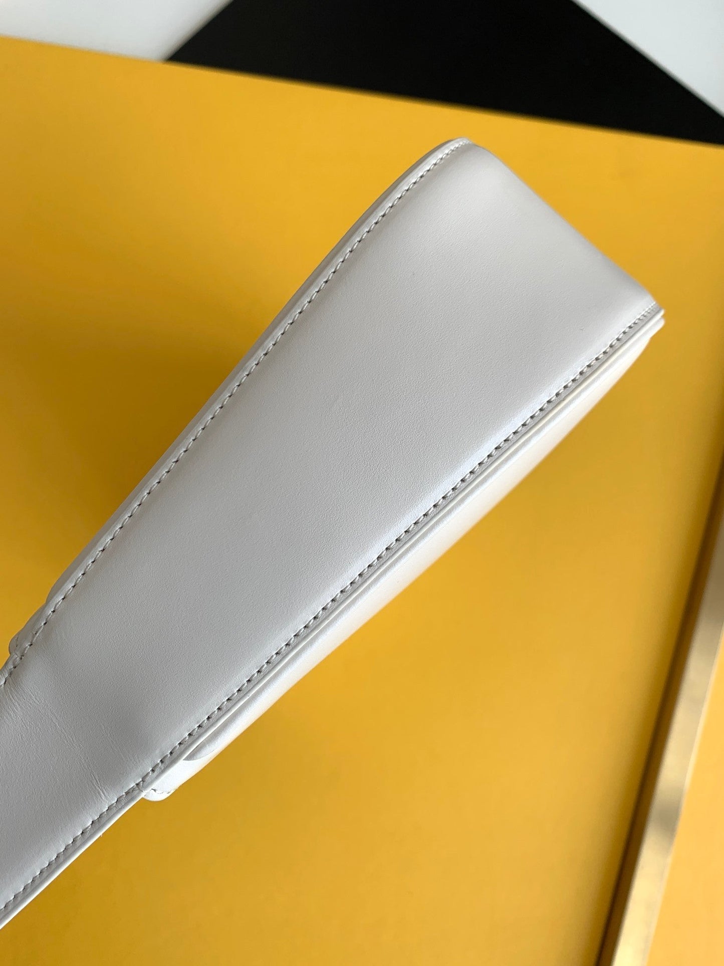 Yves Saint Laurent LE Hobo Bag White Material