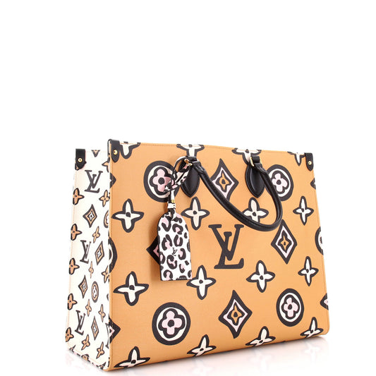 Louis Vuitton OnTheGo Tote Wild at Heart Monogram Giant GM