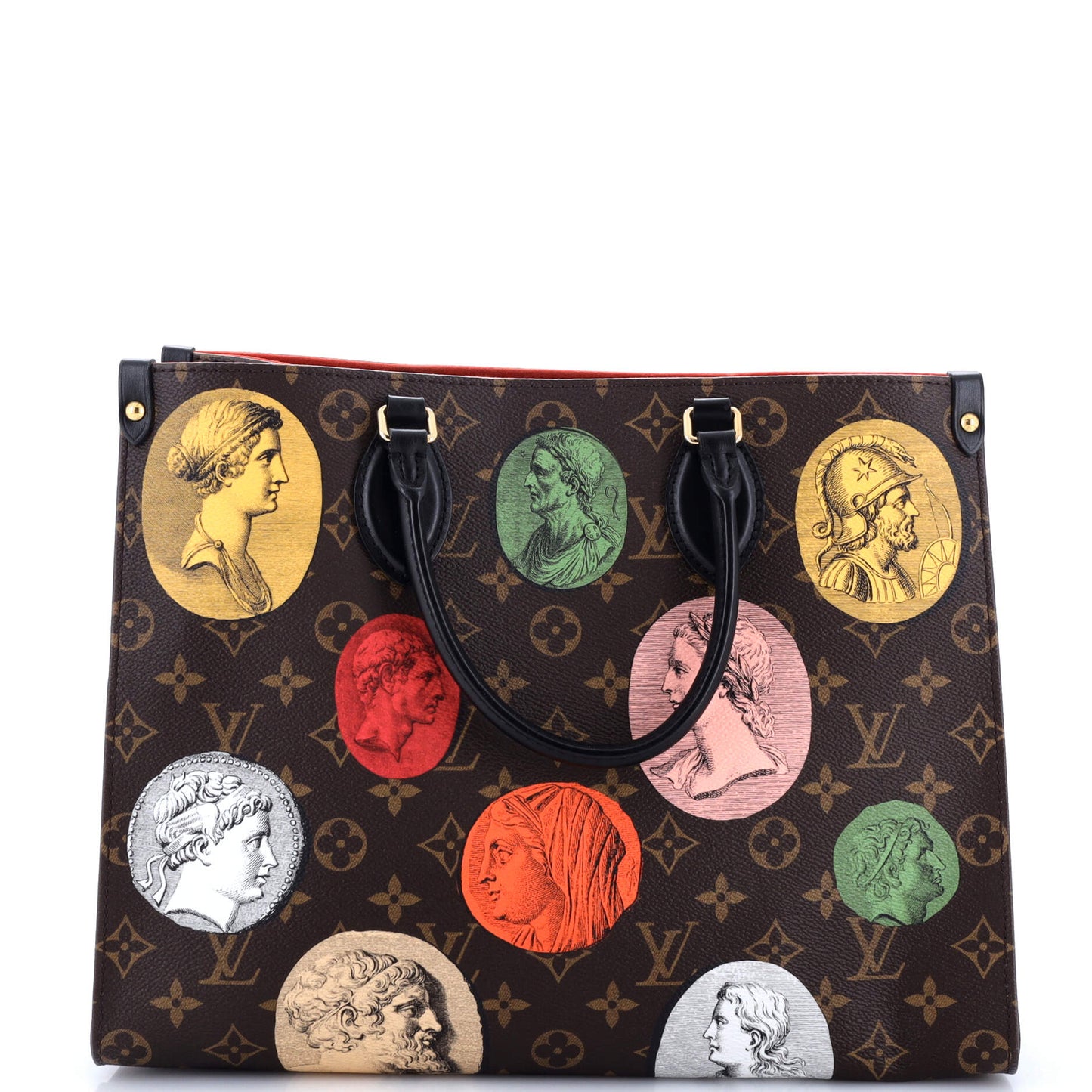 Louis Vuitton OnTheGo Tote Limited Edition Fornasetti Cameo Monogram Canvas MM