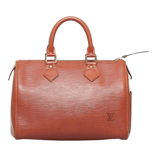 Louis Vuitton Epic Speed 25 Handbag Mini Boston Bag M43013 Kenyan Brown Leather Louis Vuitton