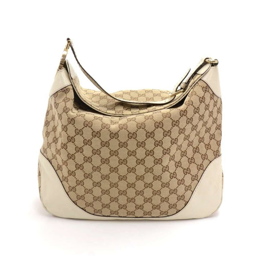 Gucci Monogram Canvas Hobo Bag