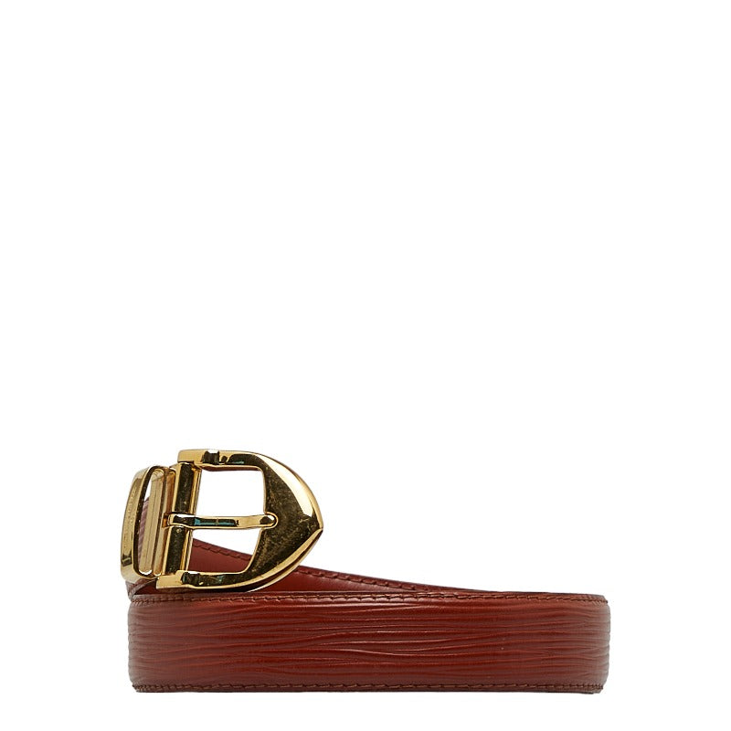 Louis Vuitton Epic Sanctuary Classic Belt R15003 Kenyan Brown Leather Louis Vuitton