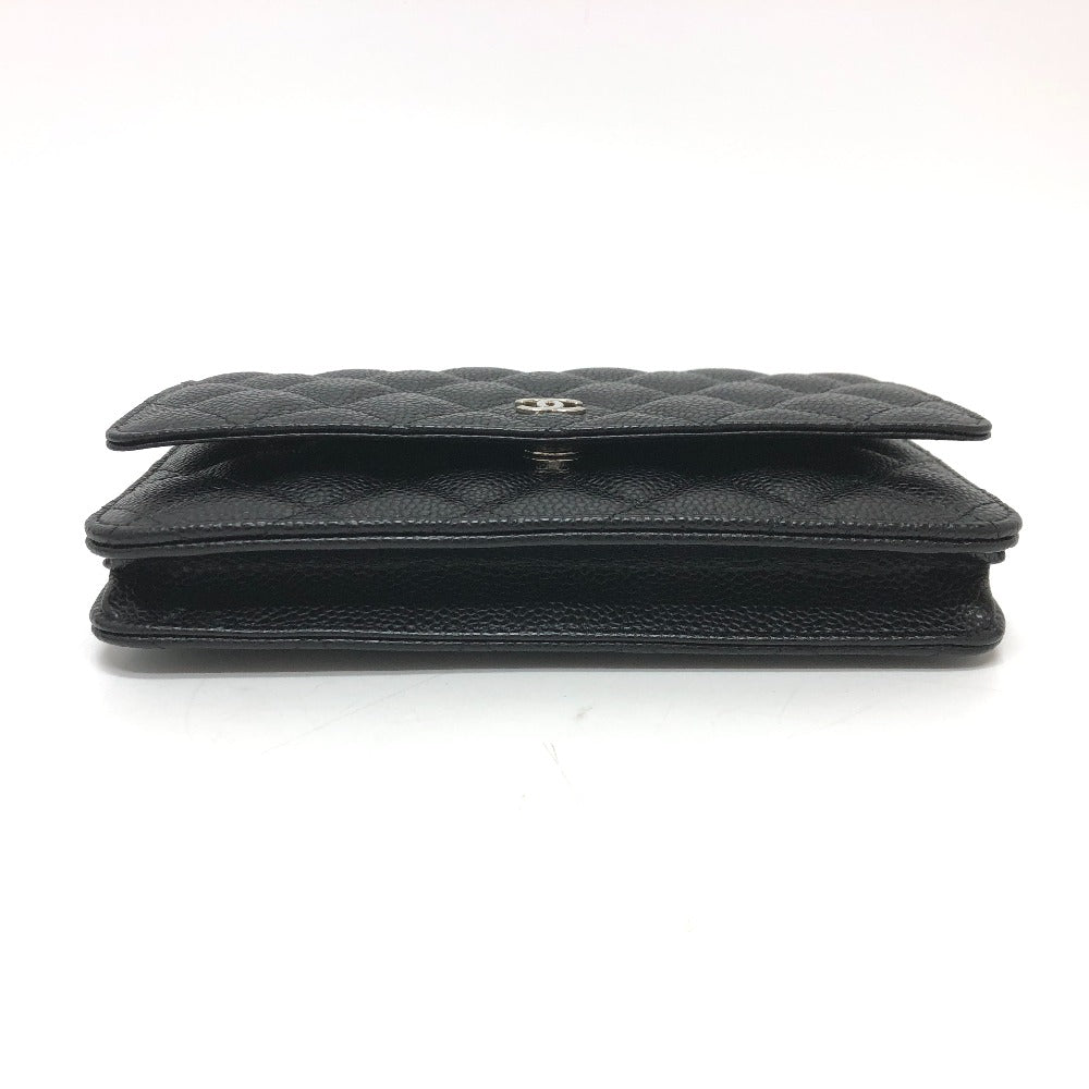 CHANEL Shoulder Bag AP0250 Caviar skin black Matelasse COCO Mark Classic
