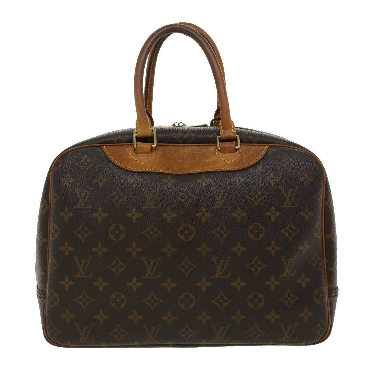 LOUIS VUITTON Monogram Deauville Hand Bag M47270 LV Auth 31226
