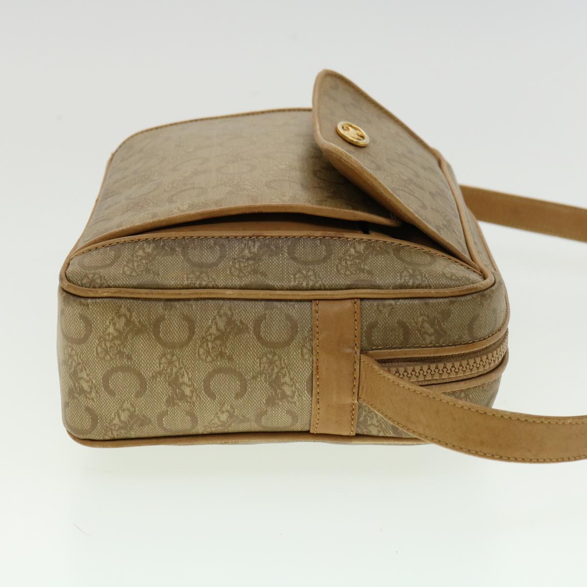 Luxury CELINE Shoulder Bag Enamel Beige 31529