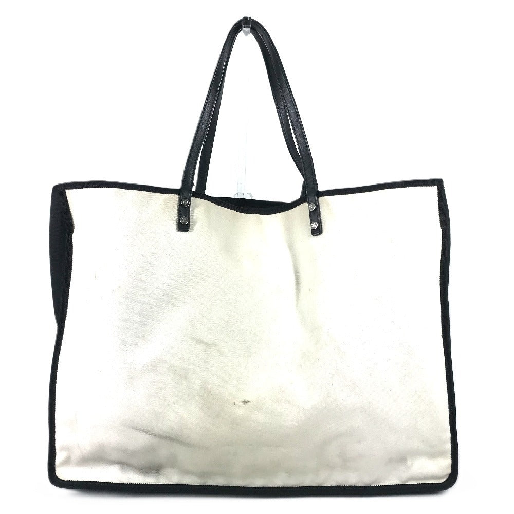 CHANEL Shoulder Bag A92885 canvas white logo Lady First with Whistle Women