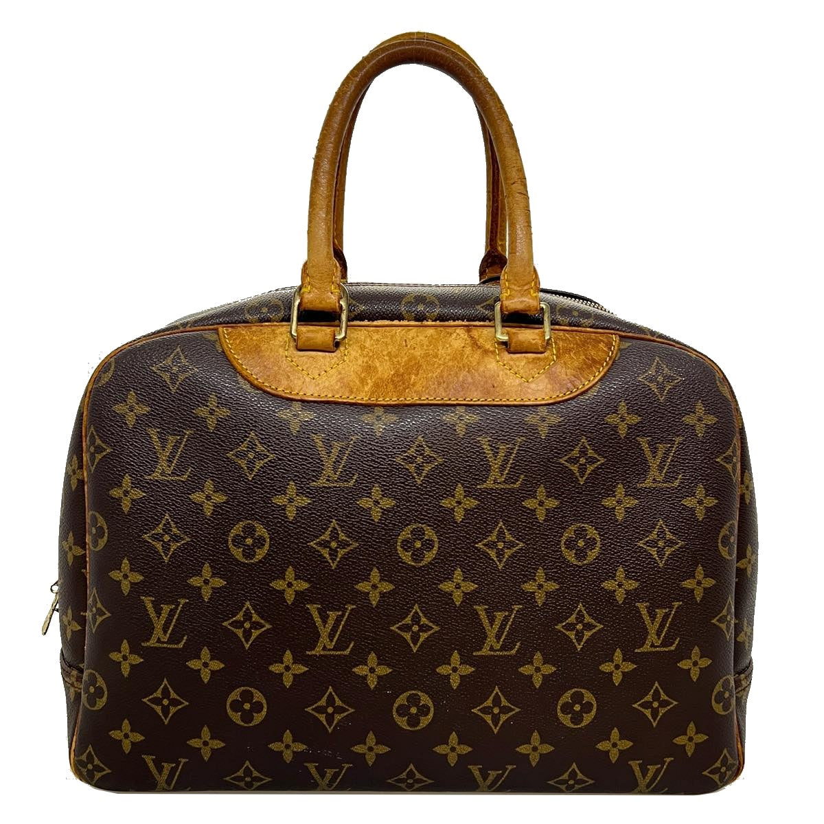 LOUIS VUITTON Monogram Deauville Hand Bag LV Auth