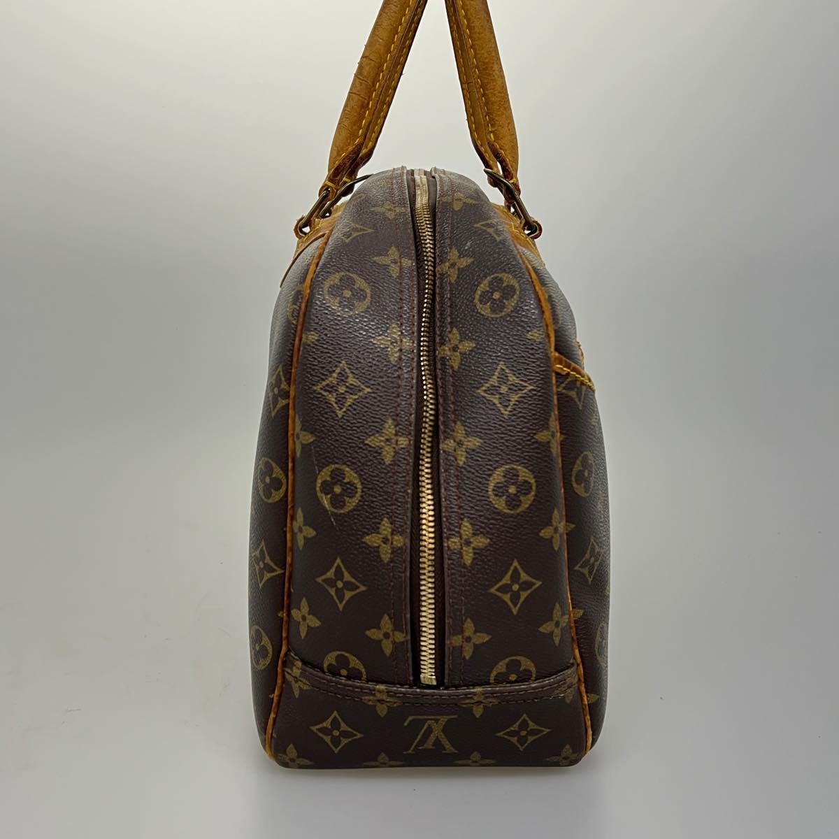 LOUIS VUITTON Monogram Deauville Hand Bag LV Auth