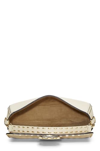 Fendi, Beige Selleria Convertible Baguette Medium, Beige