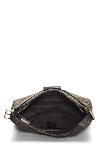 Fendi, Brown Zucca Canvas Shoulder Bag, Brown