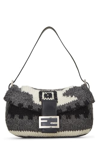 Fendi, Multicolor Wool Knit Baguette, Multi