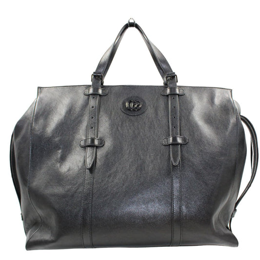 Gucci Leather Canvas Handbag Style 6