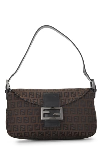 Fendi, Brown Zucchino Shoulder Bag Small, Brown