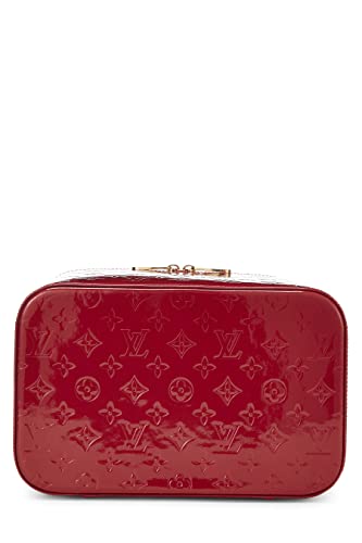 Louis Vuitton, Red Monogram Vernis Vanity GM, Red