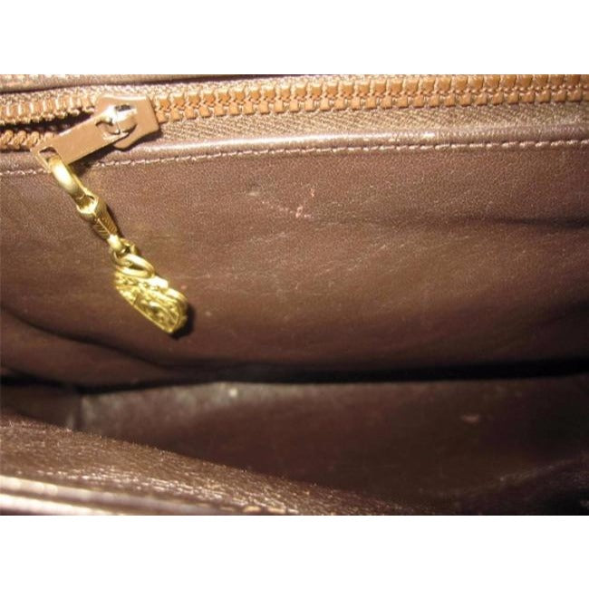 Gucci Envelope Monogram Leather Shoulder Bag