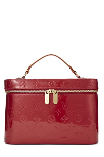 Louis Vuitton, Red Monogram Vernis Vanity GM, Red