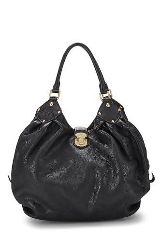 Louis Vuitton, Black Monogram Mahina Large, Black
