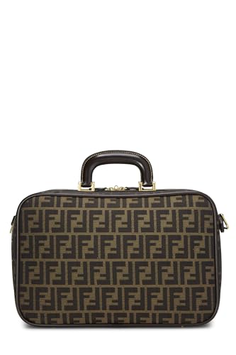 Fendi, Brown Zucca Canvas Briefcase, Brown
