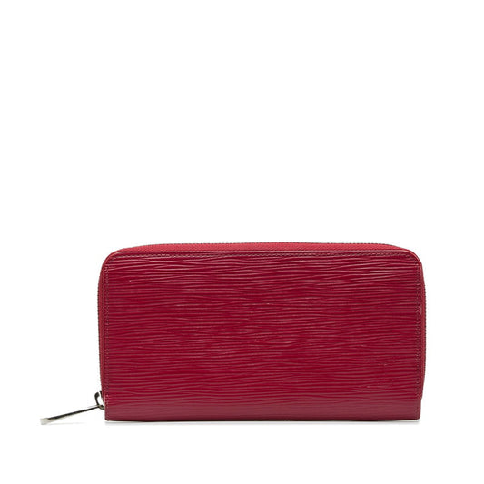 Louis Vuitton Epic Zippie Wallet Round Long Wallet M60305 Fushia Pearl Leather Louis Vuitton