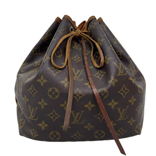 LOUIS VUITTON Monogram Petit Noe Shoulder Bag M42226 LV 32554