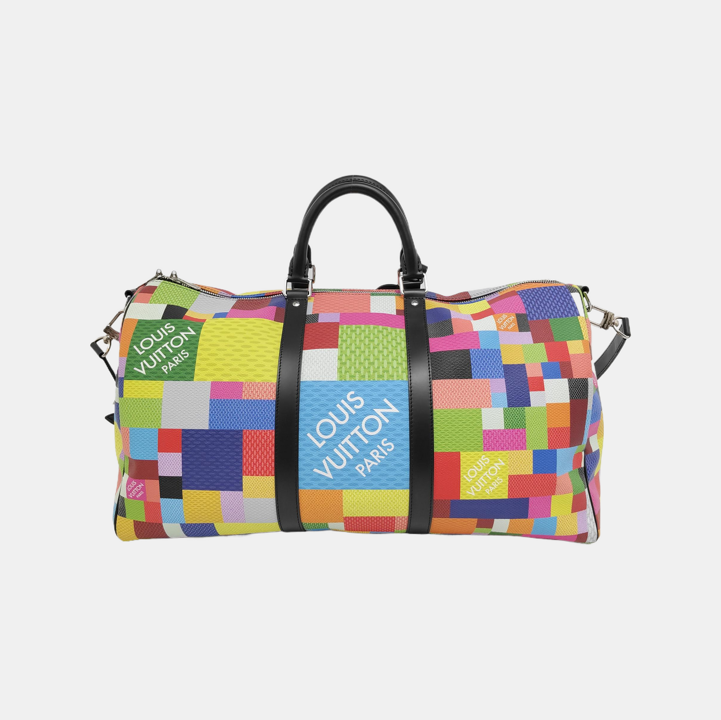  Louis Vuitton Keepall Bandouliere 50 Damier Graphite Multicolor