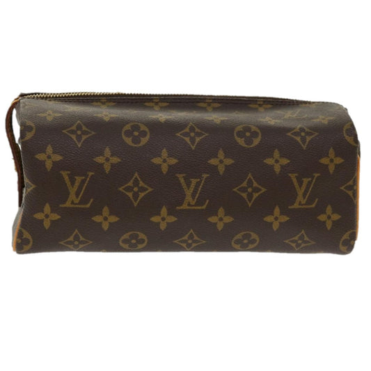 LOUIS VUITTON Monogram Trousse Patte Pression Cosmetic Pouch M47636 Auth 33046